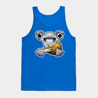 SNAX Hammerhead eating chicken Tank Top